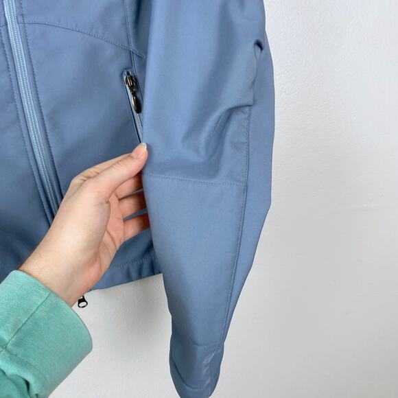 Nike Fleece Jacket Basic Full-Zip Slate Blue Futuristic Gorpcore Techwear Small‎ - Picture 9 of 12